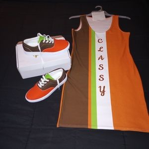 Dress and sneaker set